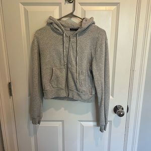 Brandy Melville cropped zip up